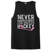 Funny Hockey Ice Hockey Player Hockey Lovers PosiCharge Competitor Tank