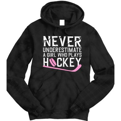 Funny Hockey Ice Hockey Player Hockey Lovers Tie Dye Hoodie