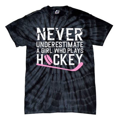 Funny Hockey Ice Hockey Player Hockey Lovers Tie-Dye T-Shirt