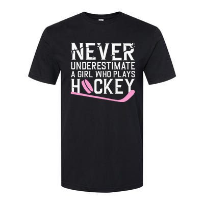 Funny Hockey Ice Hockey Player Hockey Lovers Softstyle® CVC T-Shirt