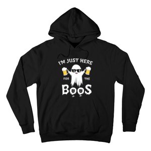 Funny Halloween IM Just Here For The Boos Hoodie