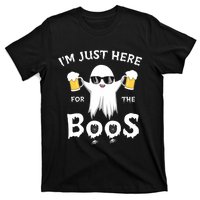 Funny Halloween IM Just Here For The Boos T-Shirt