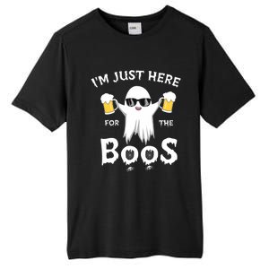 Funny Halloween IM Just Here For The Boos Tall Fusion ChromaSoft Performance T-Shirt