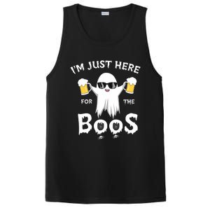 Funny Halloween IM Just Here For The Boos PosiCharge Competitor Tank