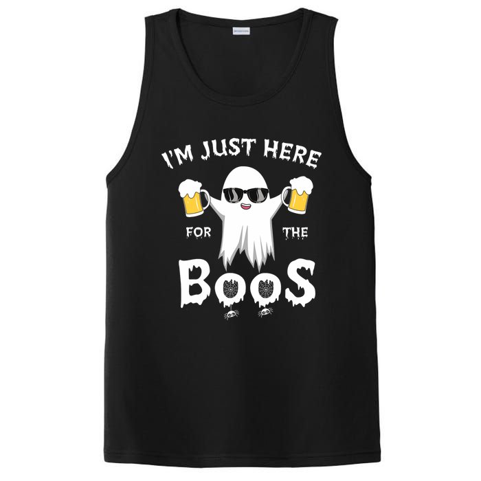 Funny Halloween IM Just Here For The Boos PosiCharge Competitor Tank