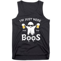 Funny Halloween IM Just Here For The Boos Tank Top