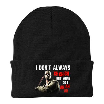 Funny Halloween I Don't Always Ch Ch Ch But When I Do I Ah Ah Ah Beanie