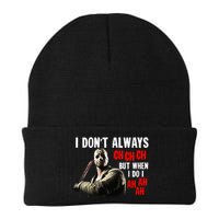 Funny Halloween I Don't Always Ch Ch Ch But When I Do I Ah Ah Ah Beanie