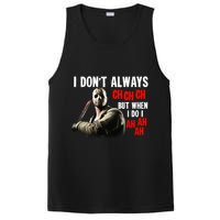 Funny Halloween I Don't Always Ch Ch Ch But When I Do I Ah Ah Ah PosiCharge Competitor Tank