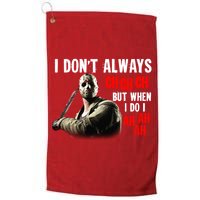 Funny Halloween I Don't Always Ch Ch Ch But When I Do I Ah Ah Ah Golf Towel