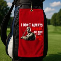 Funny Halloween I Don't Always Ch Ch Ch But When I Do I Ah Ah Ah Golf Towel