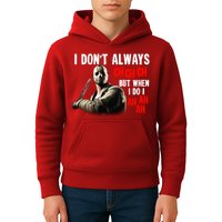 Funny Halloween I Don't Always Ch Ch Ch But When I Do I Ah Ah Ah Kids Hoodie