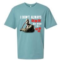 Funny Halloween I Don't Always Ch Ch Ch But When I Do I Ah Ah Ah Sueded Cloud Jersey T-Shirt