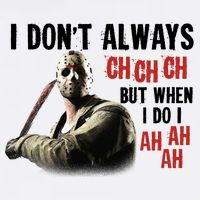Funny Halloween I Don't Always Ch Ch Ch But When I Do I Ah Ah Ah Garment-Dyed Sweatshirt