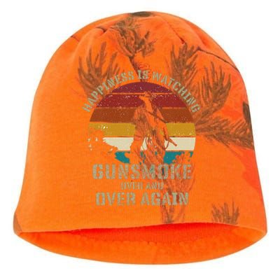 Funny Happiness Is Watching Gunsmoke Over And Over Again Cowboys Kati - Camo Knit Beanie