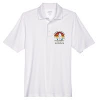 Funny Happiness Is Watching Gunsmoke Over And Over Again Cowboys Men's Origin Performance Pique Polo