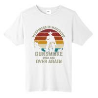 Funny Happiness Is Watching Gunsmoke Over And Over Again Cowboys Tall Fusion ChromaSoft Performance T-Shirt