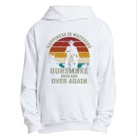 Funny Happiness Is Watching Gunsmoke Over And Over Again Cowboys Urban Pullover Hoodie