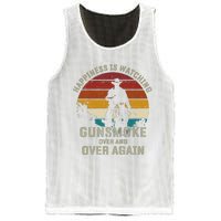 Funny Happiness Is Watching Gunsmoke Over And Over Again Cowboys Mesh Reversible Basketball Jersey Tank