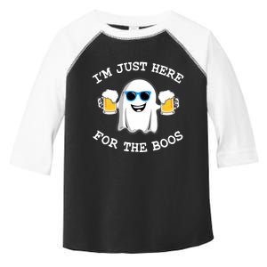 Funny Halloween IM Just Here For The Boos Costume Gift Toddler Fine Jersey T-Shirt