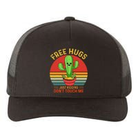 Free Hugs Just Kidding Dont Touch Me Humor Yupoong Adult 5-Panel Trucker Hat