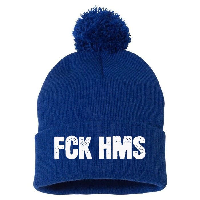 Fck Hms Jewish Nondistressed Pom Pom 12in Knit Beanie