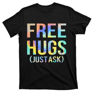 Free Hugs Just Ask Funny Sarcastic Joke Fun T-Shirt