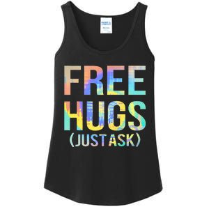 Free Hugs Just Ask Funny Sarcastic Joke Fun Ladies Essential Tank