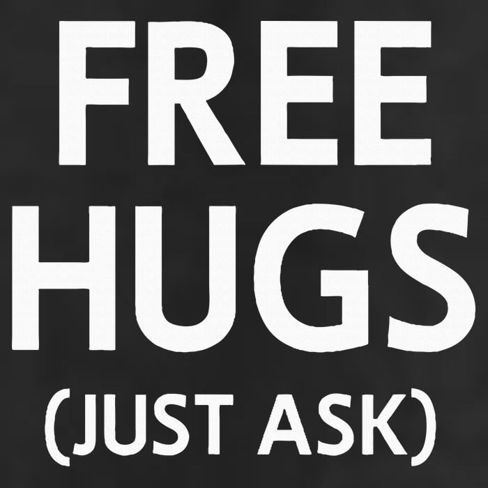 Free Hugs Just Ask Joke Cool Comfort Performance Bucket Hat