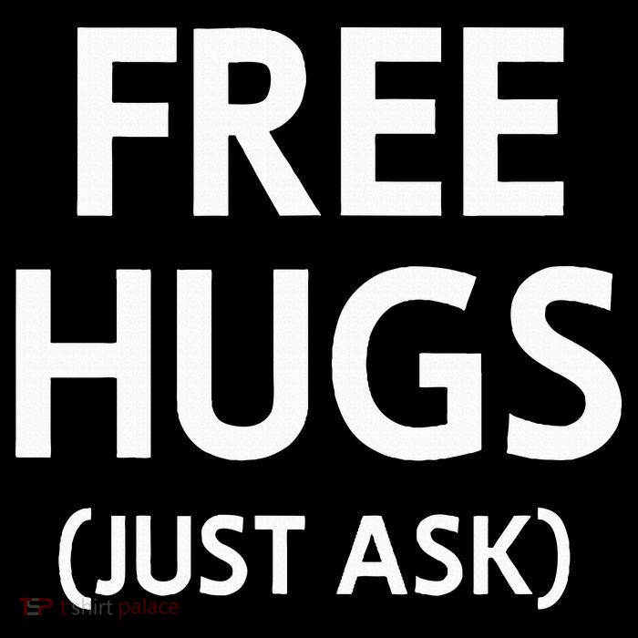 Free Hugs Just Ask Joke Kids T-Shirt