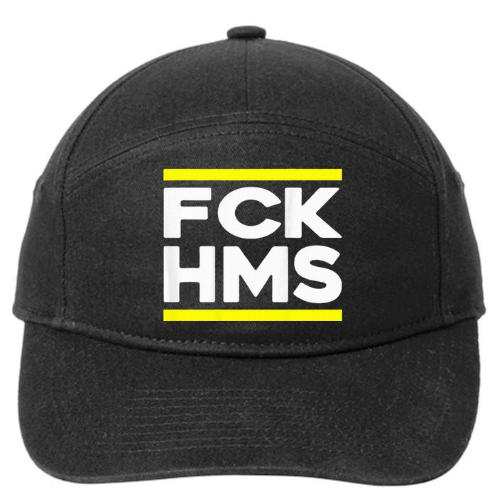 Fck Hms Jewish Non Distressed 7-Panel Snapback Hat