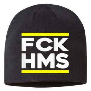 Fck Hms Jewish Non Distressed Sustainable Beanie