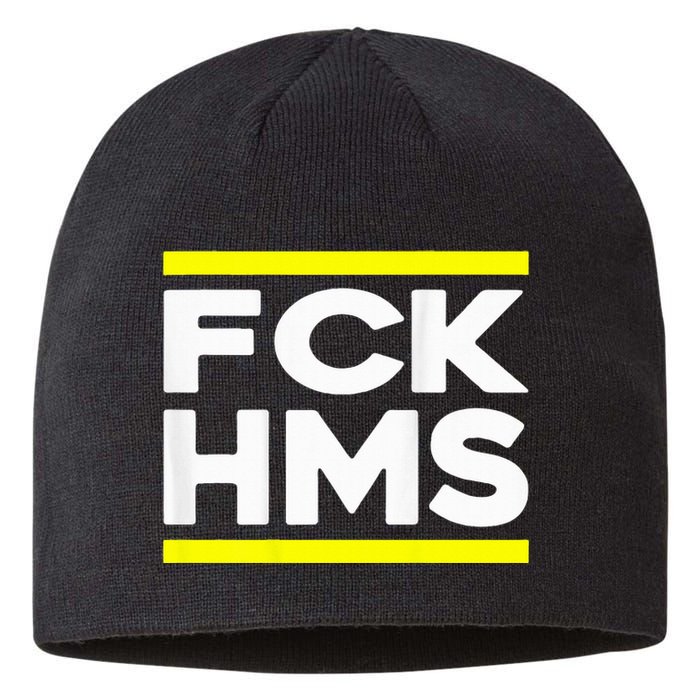 Fck Hms Jewish Non Distressed Sustainable Beanie