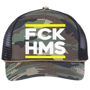 Fck Hms Jewish Non Distressed Retro Rope Trucker Hat Cap