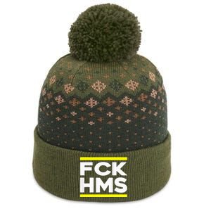 Fck Hms Jewish Non Distressed The Baniff Cuffed Pom Beanie