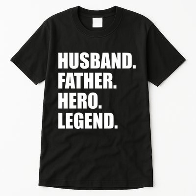 Father Husband Janitor Hero Fathers Day Tall T-Shirt