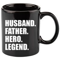 Father Husband Janitor Hero Fathers Day 11oz C Handle Ceramic Mug