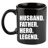 Father Husband Janitor Hero Fathers Day 11oz C Handle Ceramic Mug