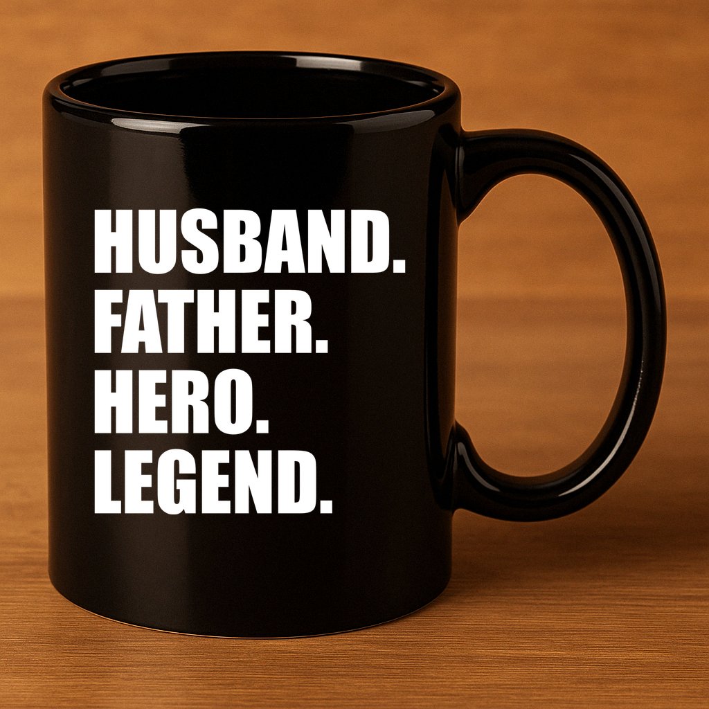 Father Husband Janitor Hero Fathers Day 11oz C Handle Ceramic Mug