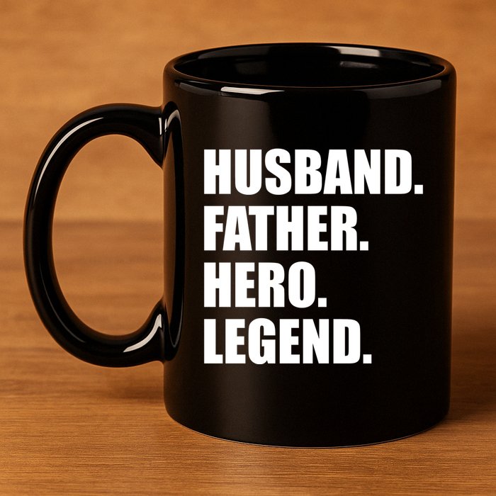 Father Husband Janitor Hero Fathers Day 11oz C Handle Ceramic Mug