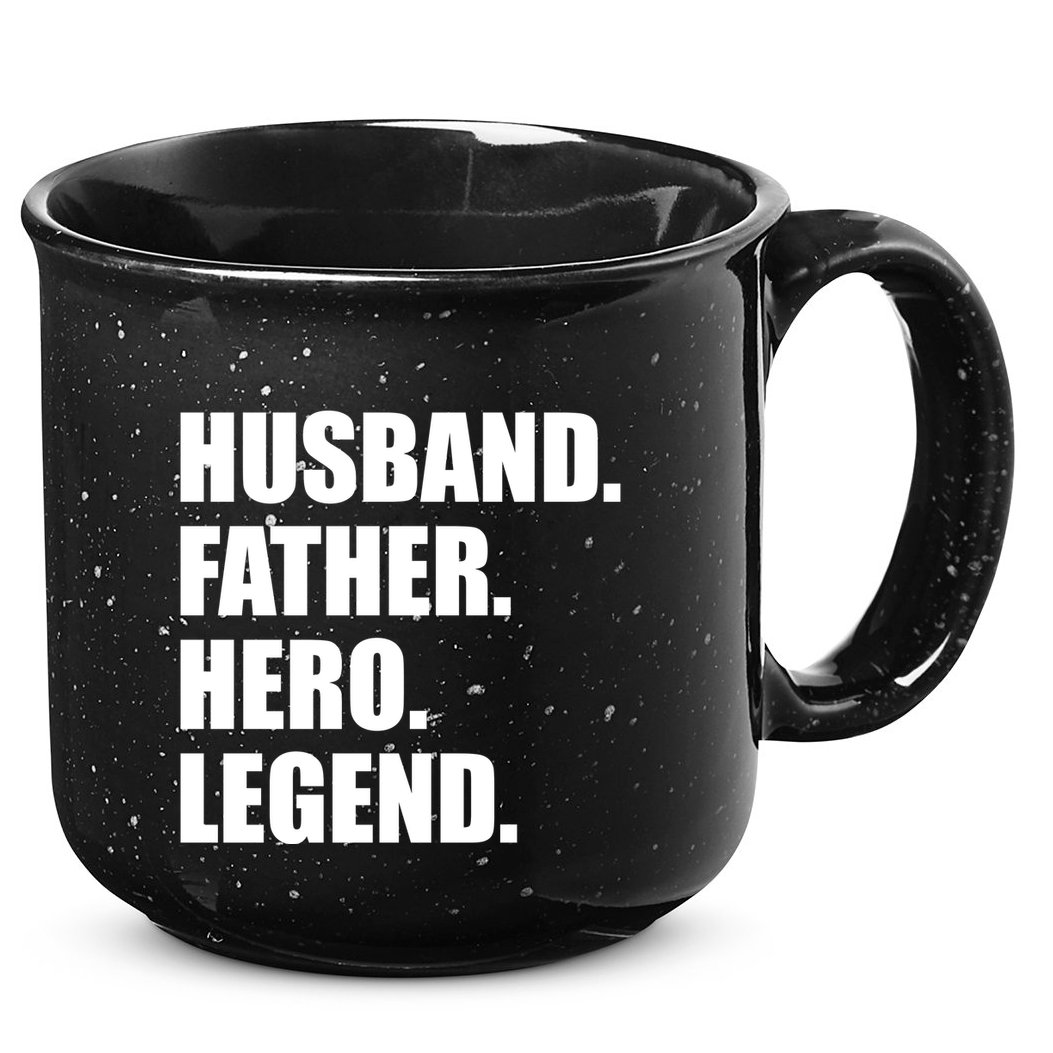 Father Husband Janitor Hero Fathers Day 15oz Campfire Ceramic Mug
