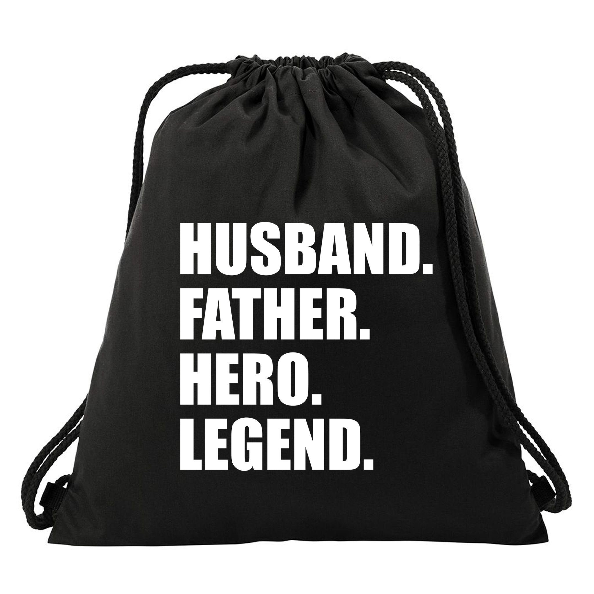Father Husband Janitor Hero Fathers Day Drawstring Bag