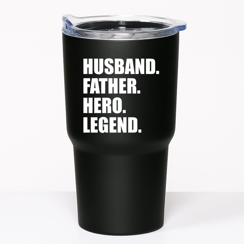 Father Husband Janitor Hero Fathers Day Tumbler