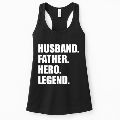 Father Husband Janitor Hero Fathers Day Womens Tank Top