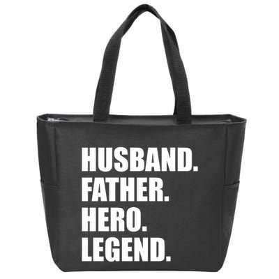 Father Husband Janitor Hero Fathers Day Zip Tote Bag
