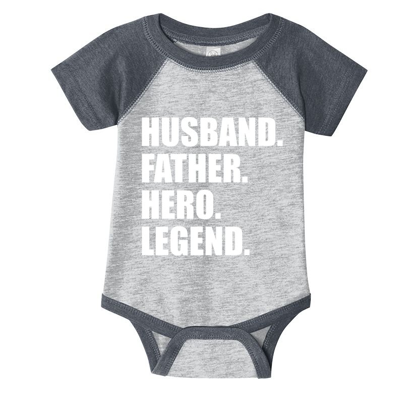 Father Husband Janitor Hero Fathers Day Infant Baby Jersey Bodysuit