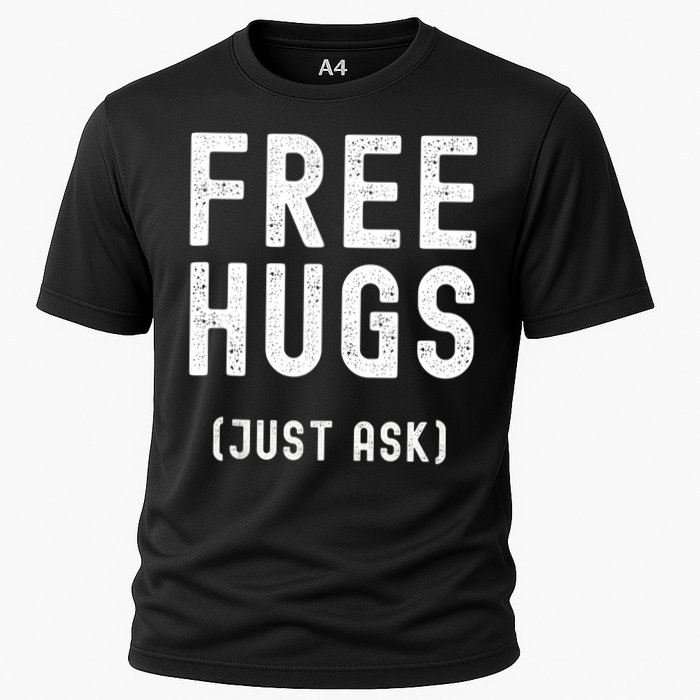 Free Hugs Just Ask Cooling Performance Crew T-Shirt