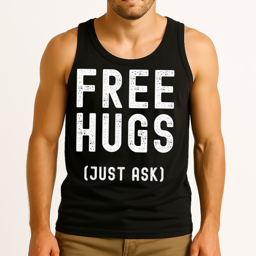 Free Hugs Just Ask Tank Top