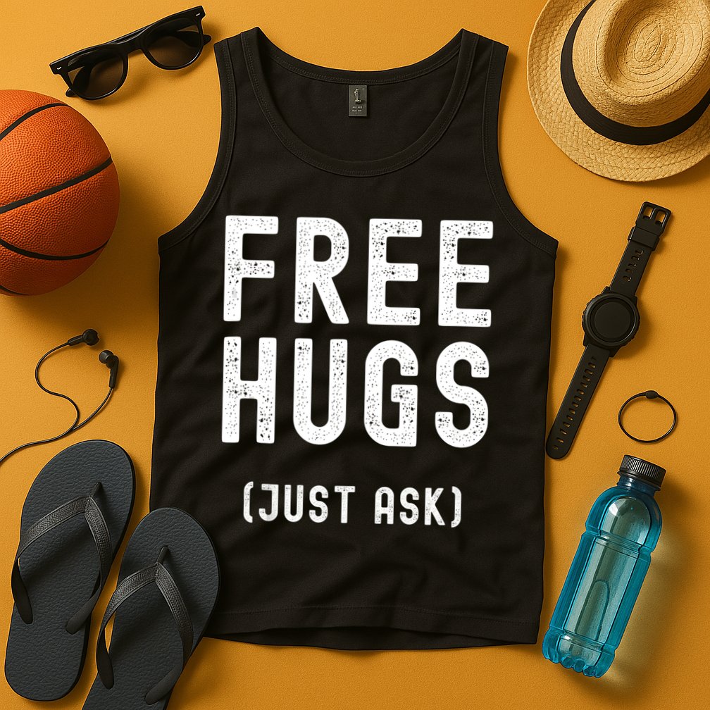 Free Hugs Just Ask Tank Top