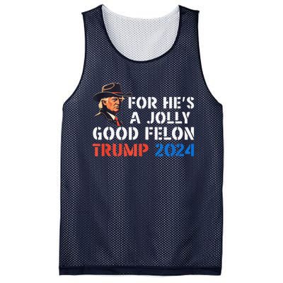 For HeS Jolly Good Felon Trump Voting For Convicted Felon Mesh Reversible Basketball Jersey Tank